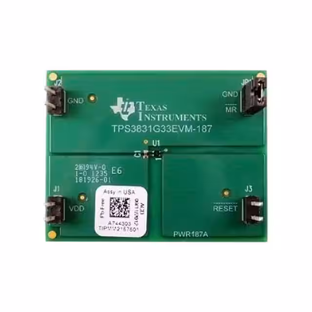 TPS3831G33EVM-187 Texas Instruments  Cartes et kits d'évaluation et de démonstration